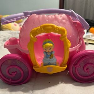 Pink and Yellow Princess Carriage Toy